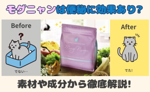 モグニャンは便秘に効果があり?素材や成分をもとに徹底解説!